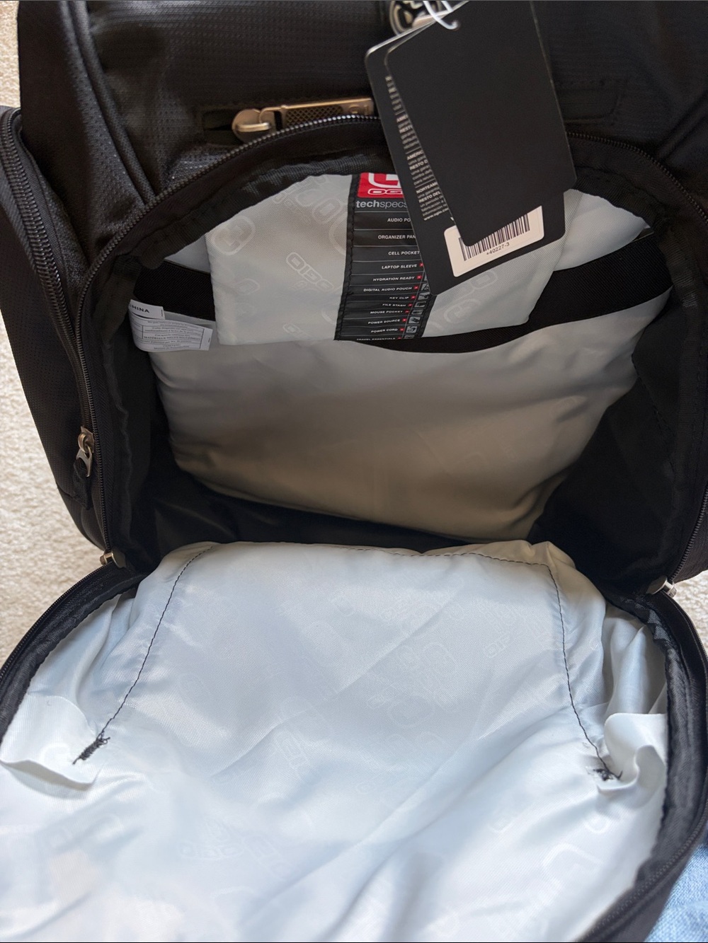 Black OGIO Metro Backpack with F-150 Logo - Picture 10 of 10